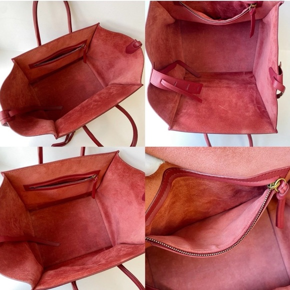 Celine Phantom Luggage Red - Picture 11 of 12